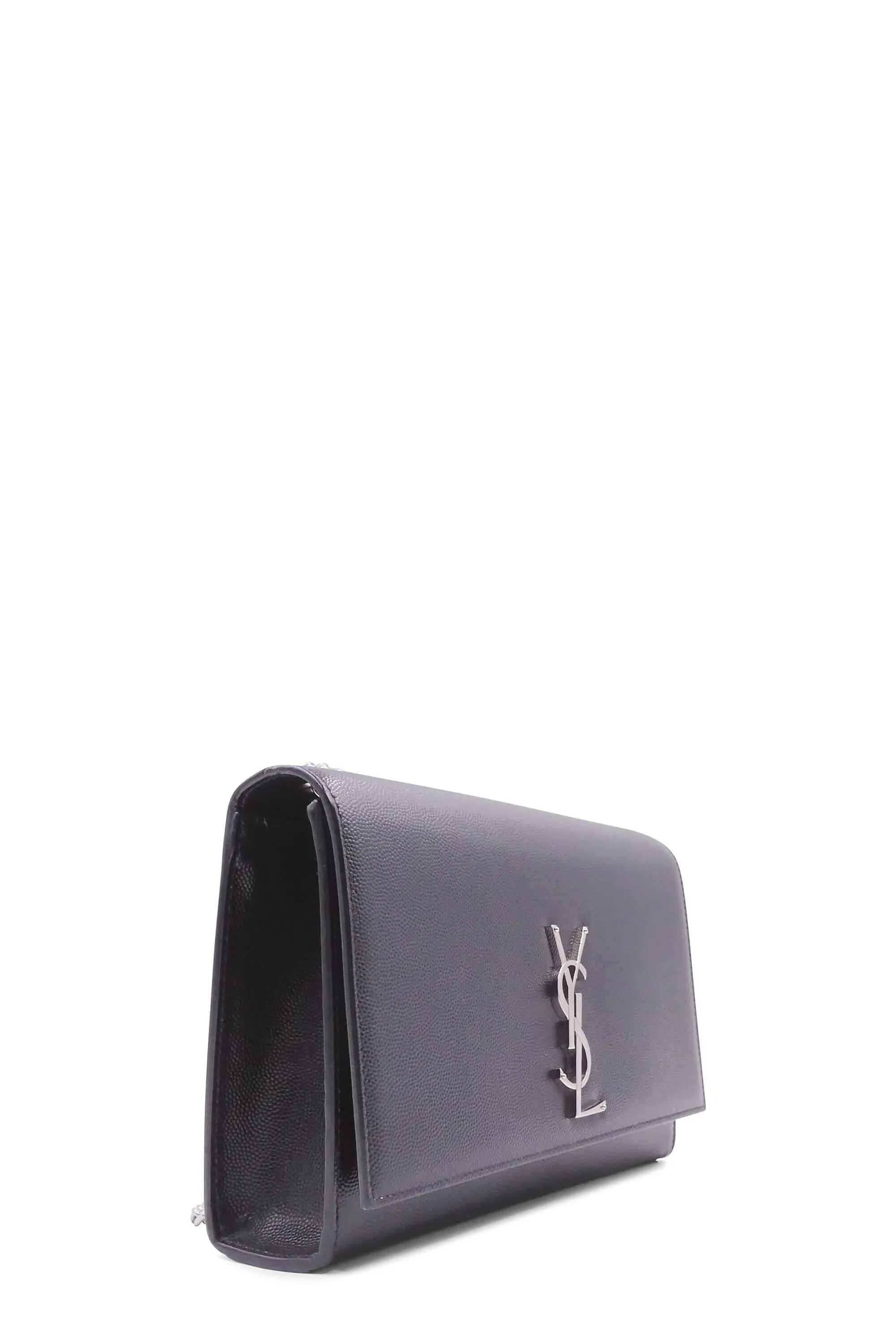 Monogram Medium Kate Black With Silver Hardware Black