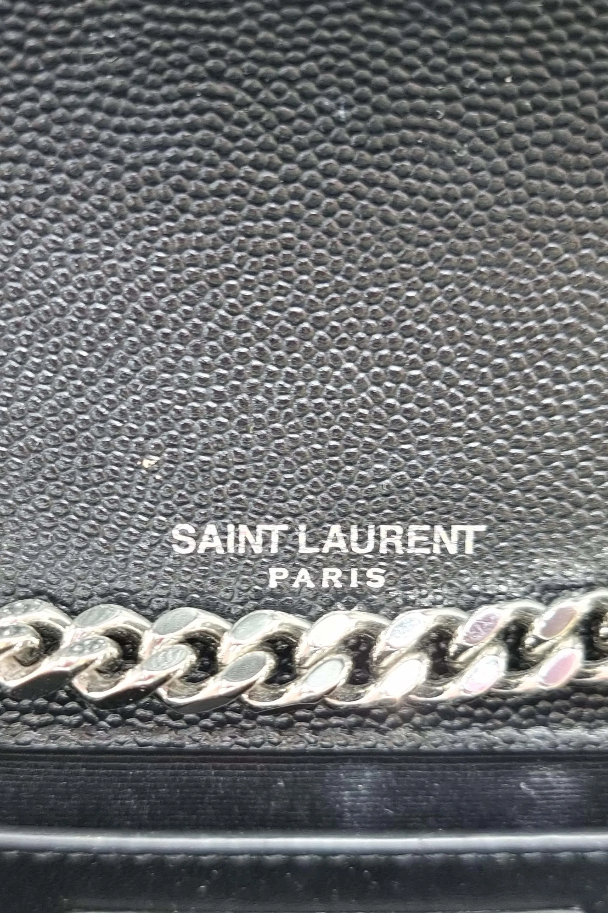 Monogram Medium Kate Black With Silver Hardware Black