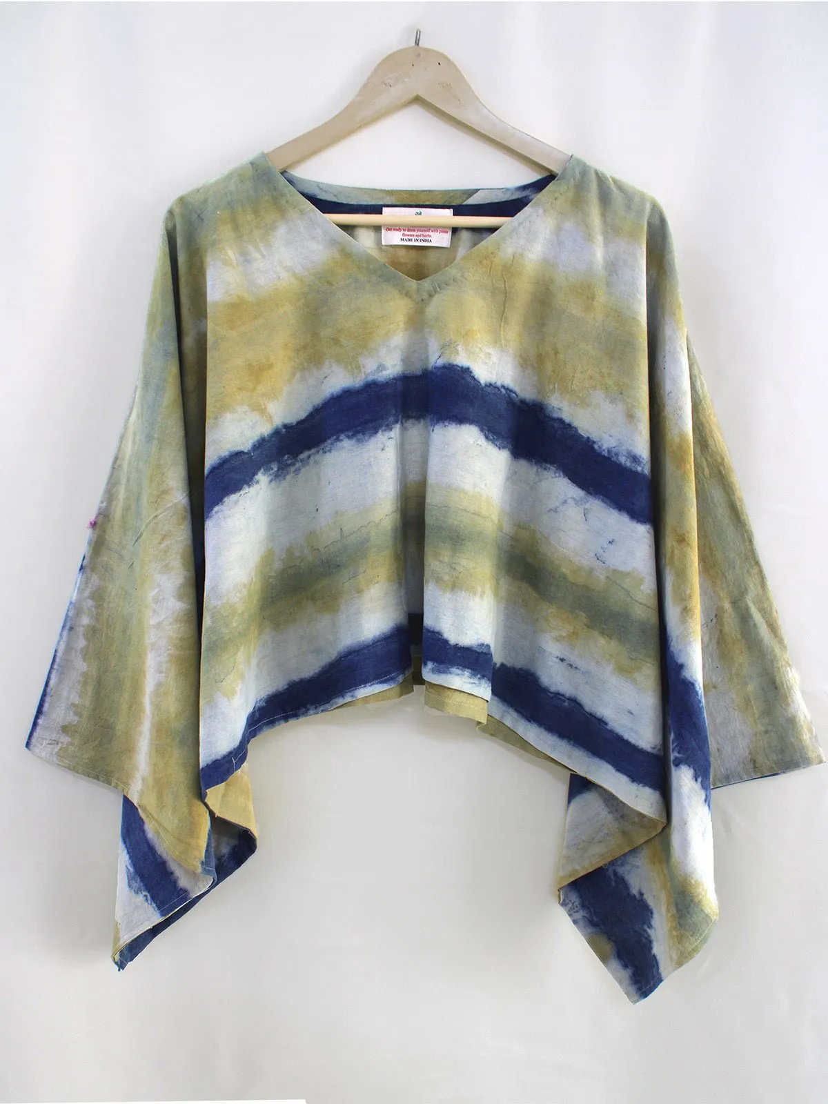 Organic Cotton Rekha Box Top Yellow