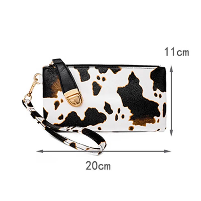 Paziye Leopard Print Cow Backpack