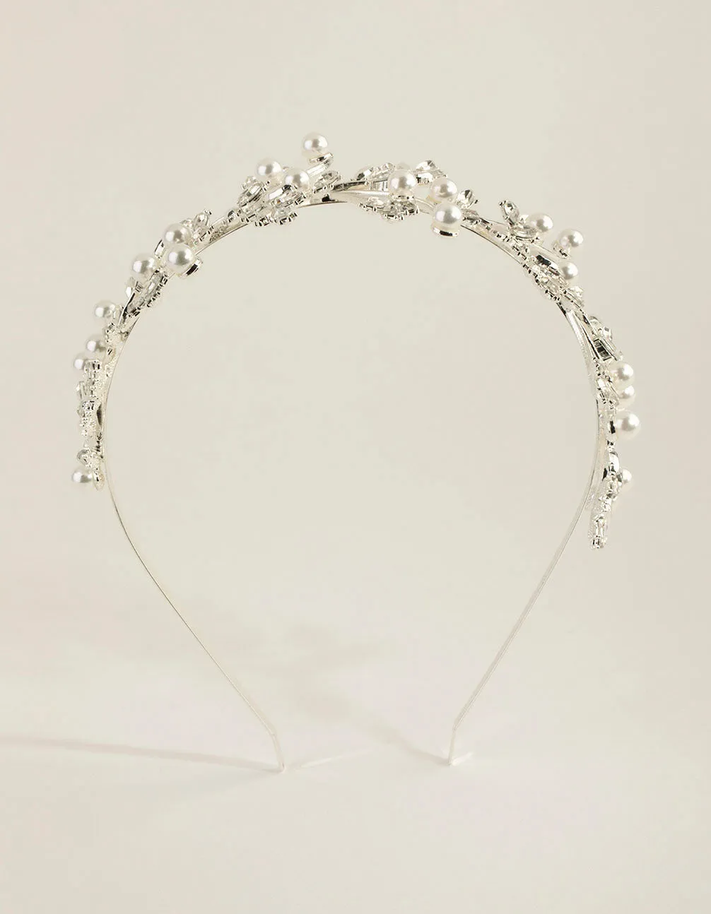 Pearl & Crystal Vine Alice Band