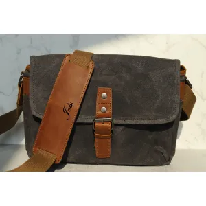 Personalisation Camera Satchel Bag, Vintage Shoulder Camera Bag For Nikon, Canon