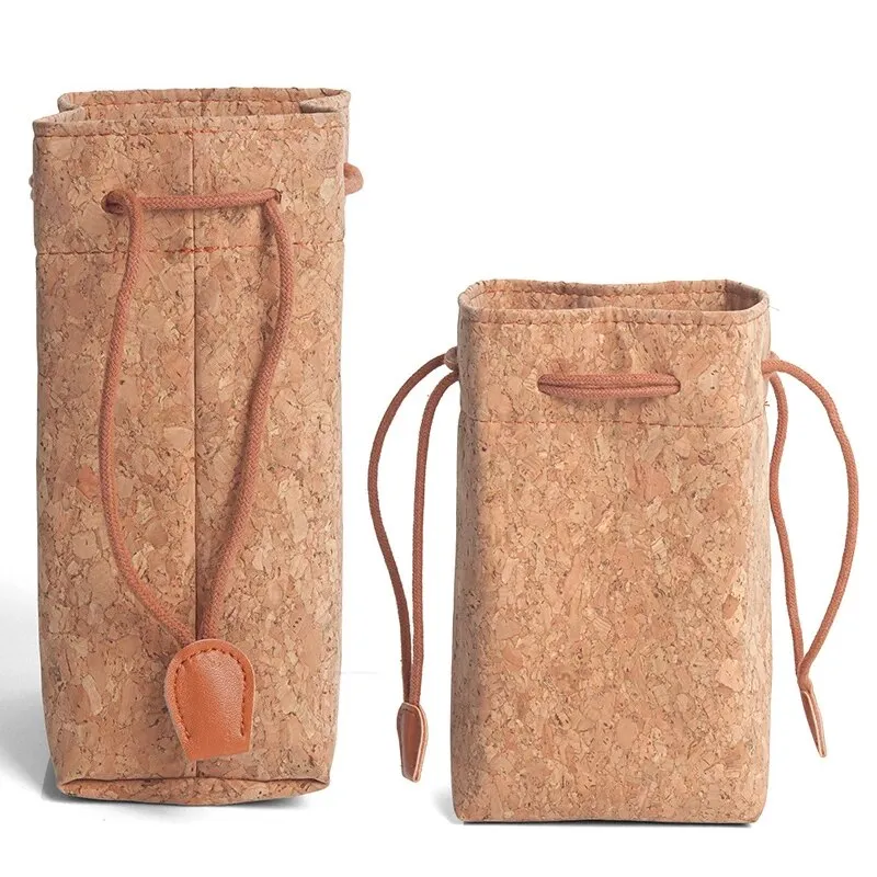 Pikxi BS-08 Cute Cork Drawstring Camera Storage Bag for Fujifilm Instax Mini 11 Instant Camera