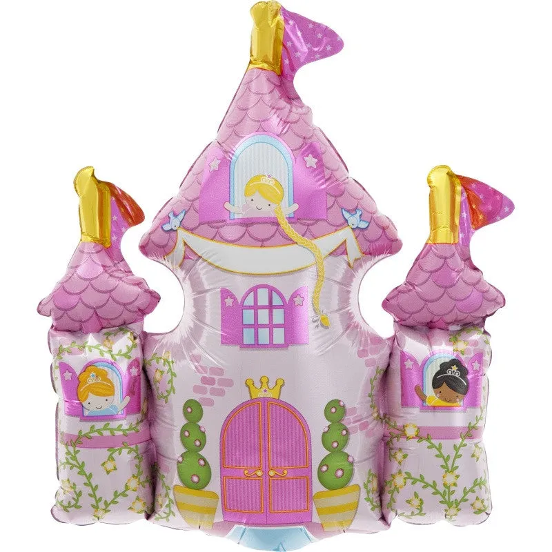 Princess Castle Balloon On A Stick