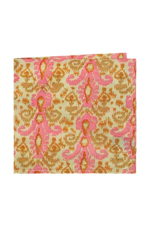 Printed Pocket Square - Regal Damask