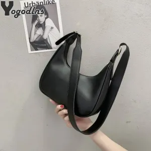 PU Leather Shoulder Messenger Bag Women Causal Luxury Handbags and Purse Female Designer Hobos Bag Small Brand Crossbody Bags