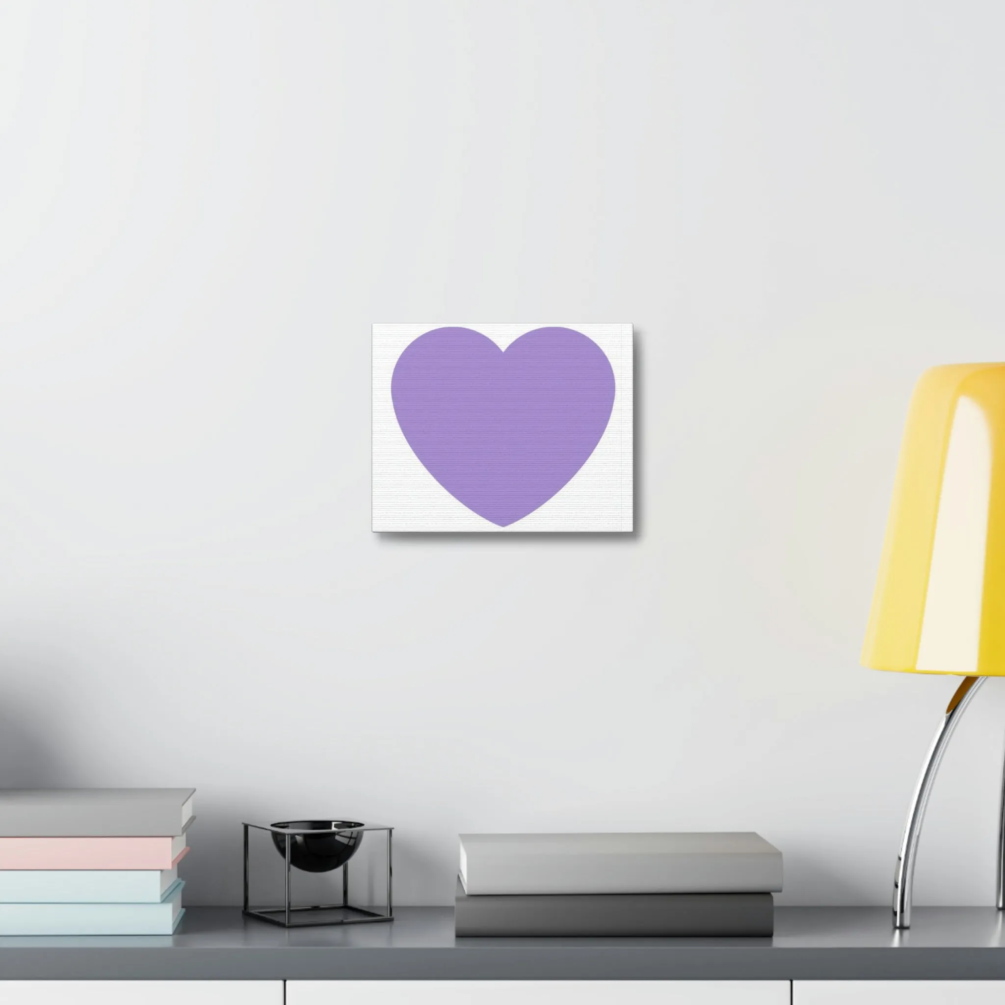 Purple Heart Stretched Canvas