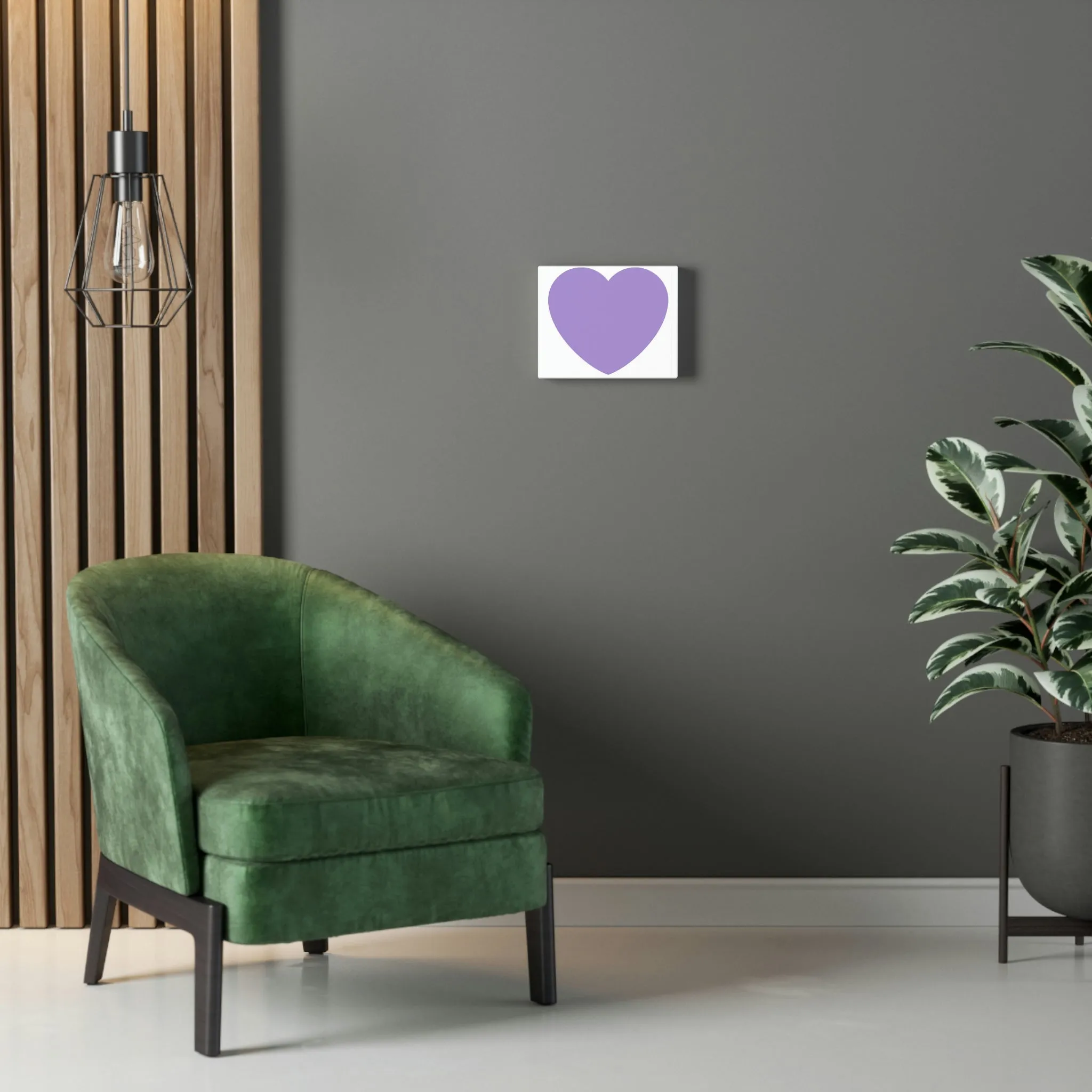 Purple Heart Stretched Canvas