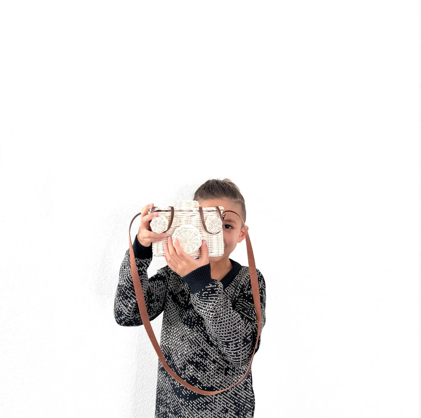 Rattan Camera Bag