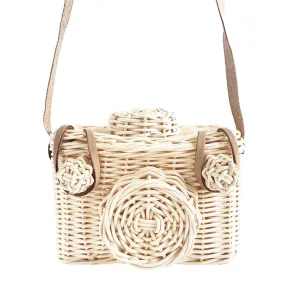Rattan Camera Bag