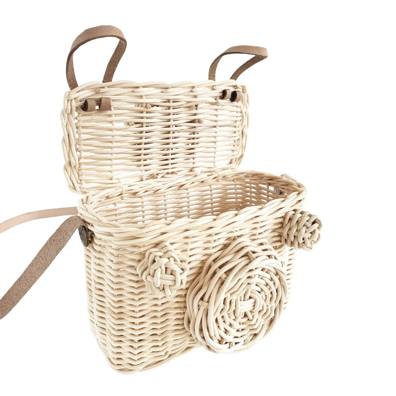 Rattan Camera Bag