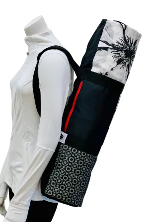 Red Zipper Yoga Mat Bag | Film Noir