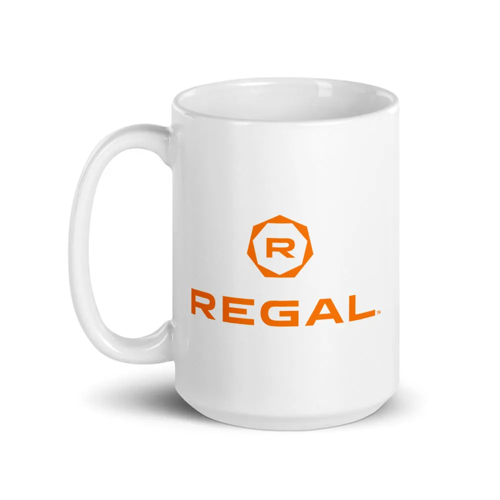 Regal Cinemas White Logo Mug