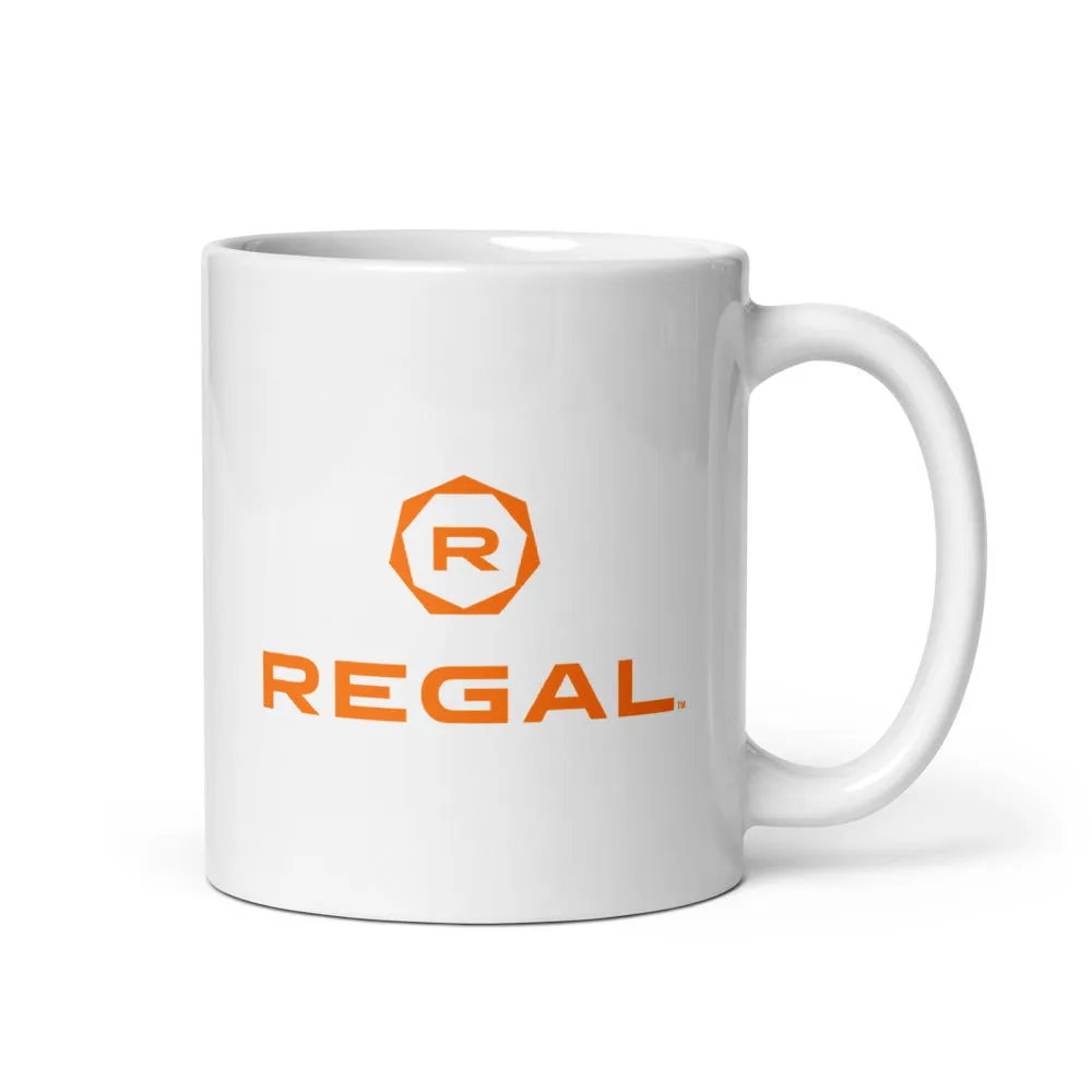 Regal Cinemas White Logo Mug