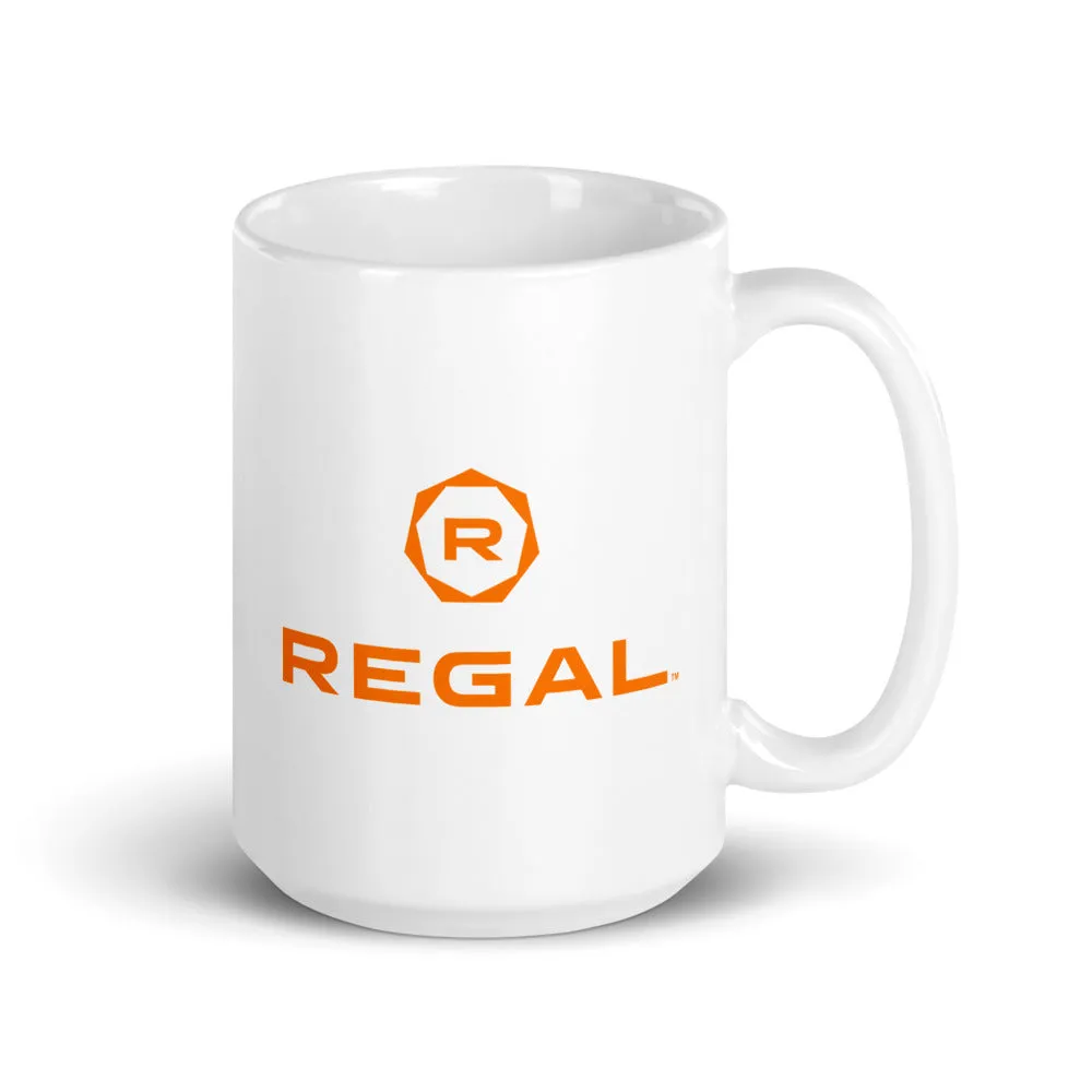 Regal Cinemas White Logo Mug