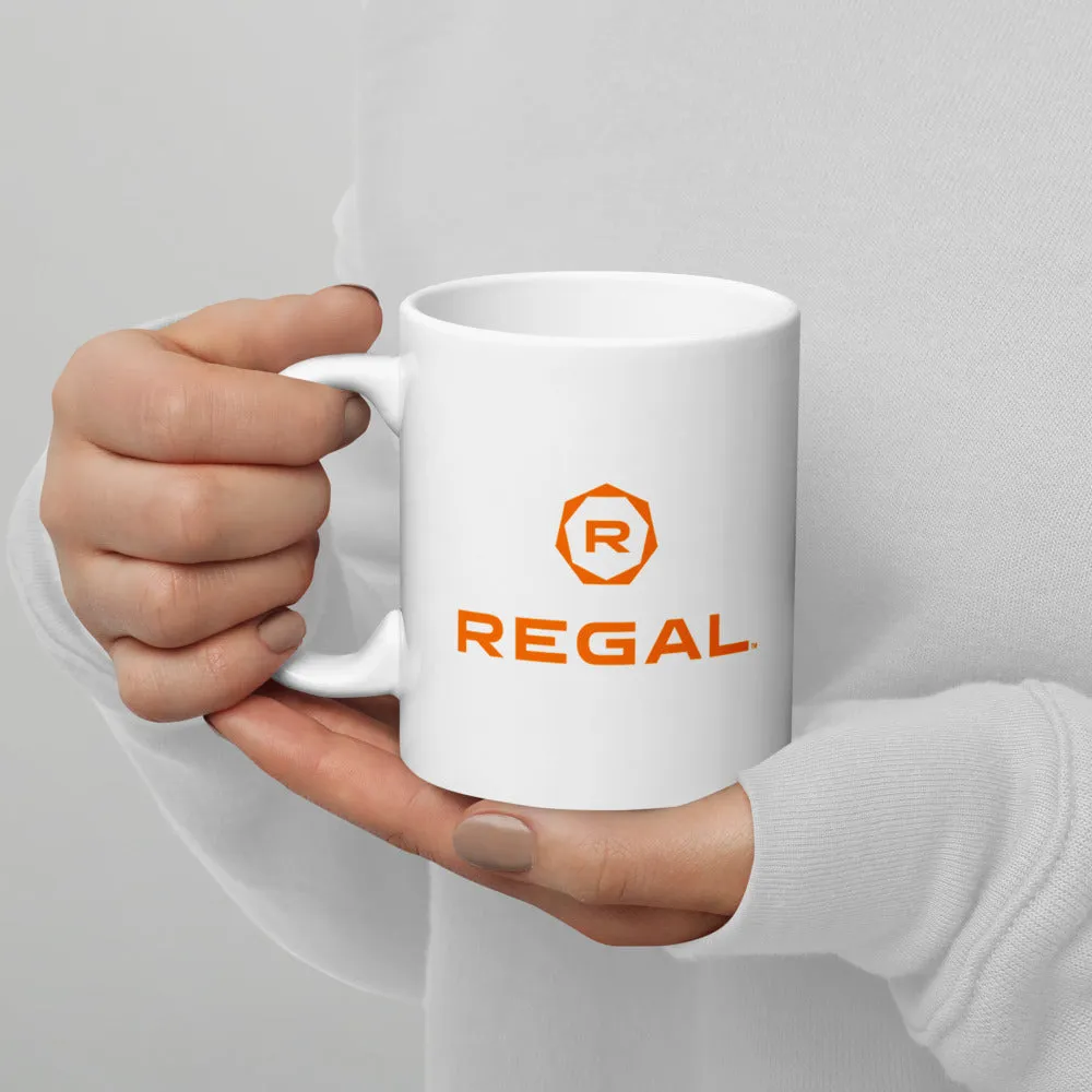 Regal Cinemas White Logo Mug