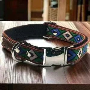 Regal Paws Designer Cotton Dog Collar 🌟