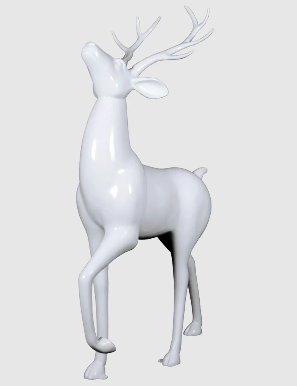 Regal Standing Reindeer
