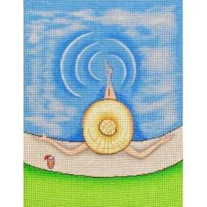 Relaxing in the Pool Canvas