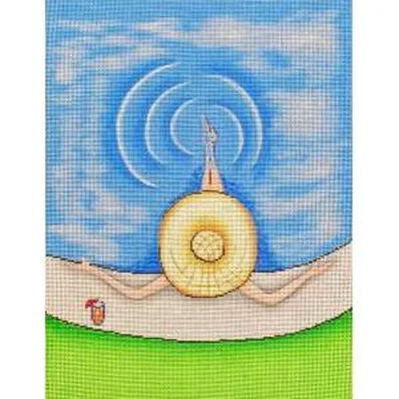 Relaxing in the Pool Canvas