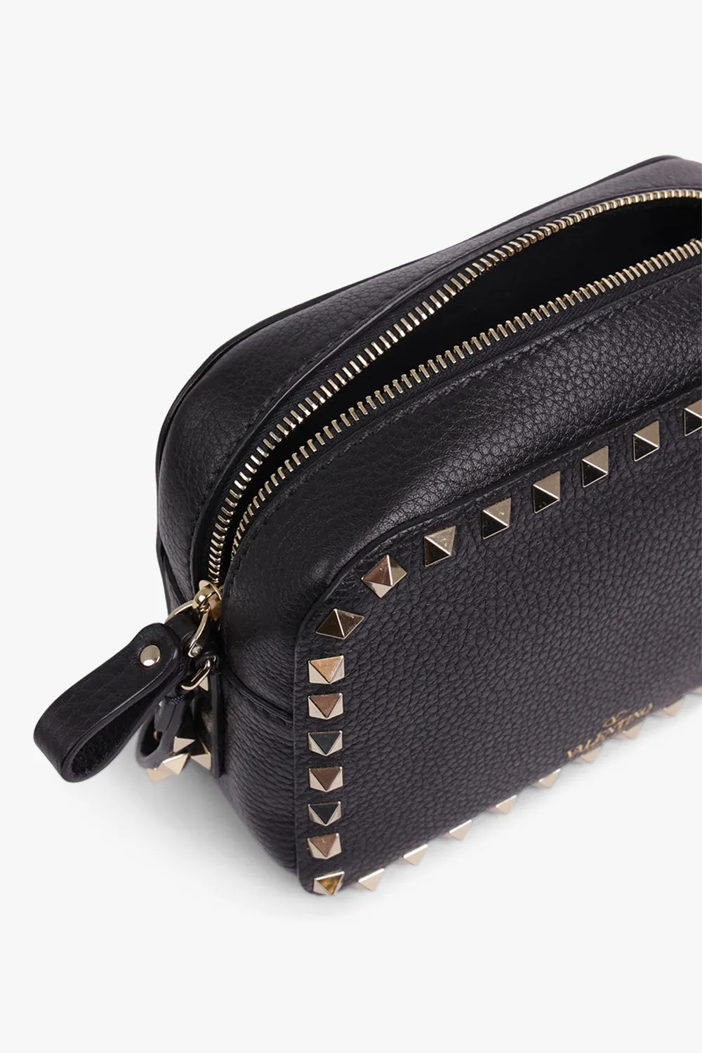 ROCKSTUD CAMERA BAG | BLACK