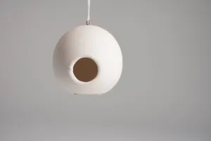 Round-Shaped Ceramic Birdhouse