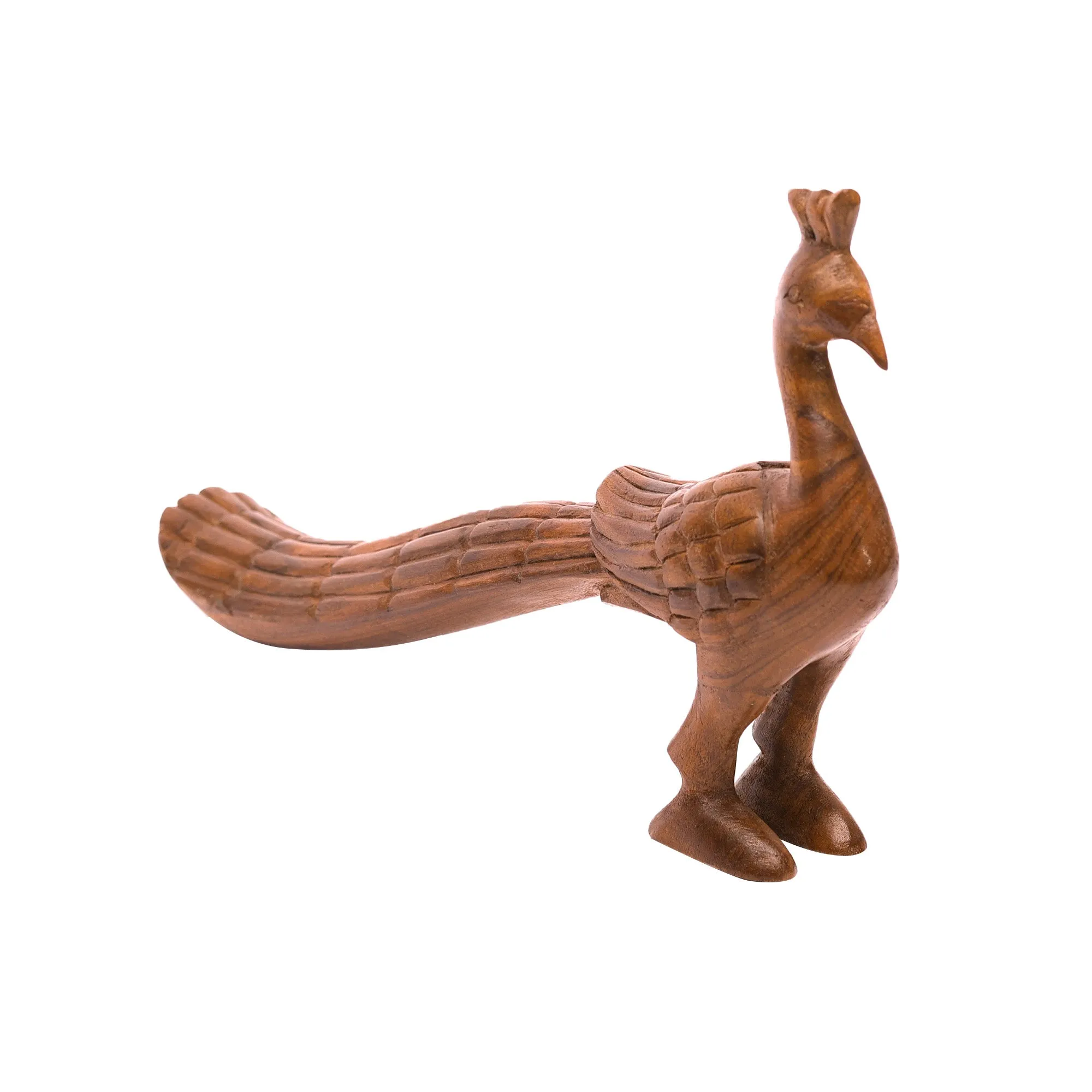 Royal Wooden Peacock Showpiece