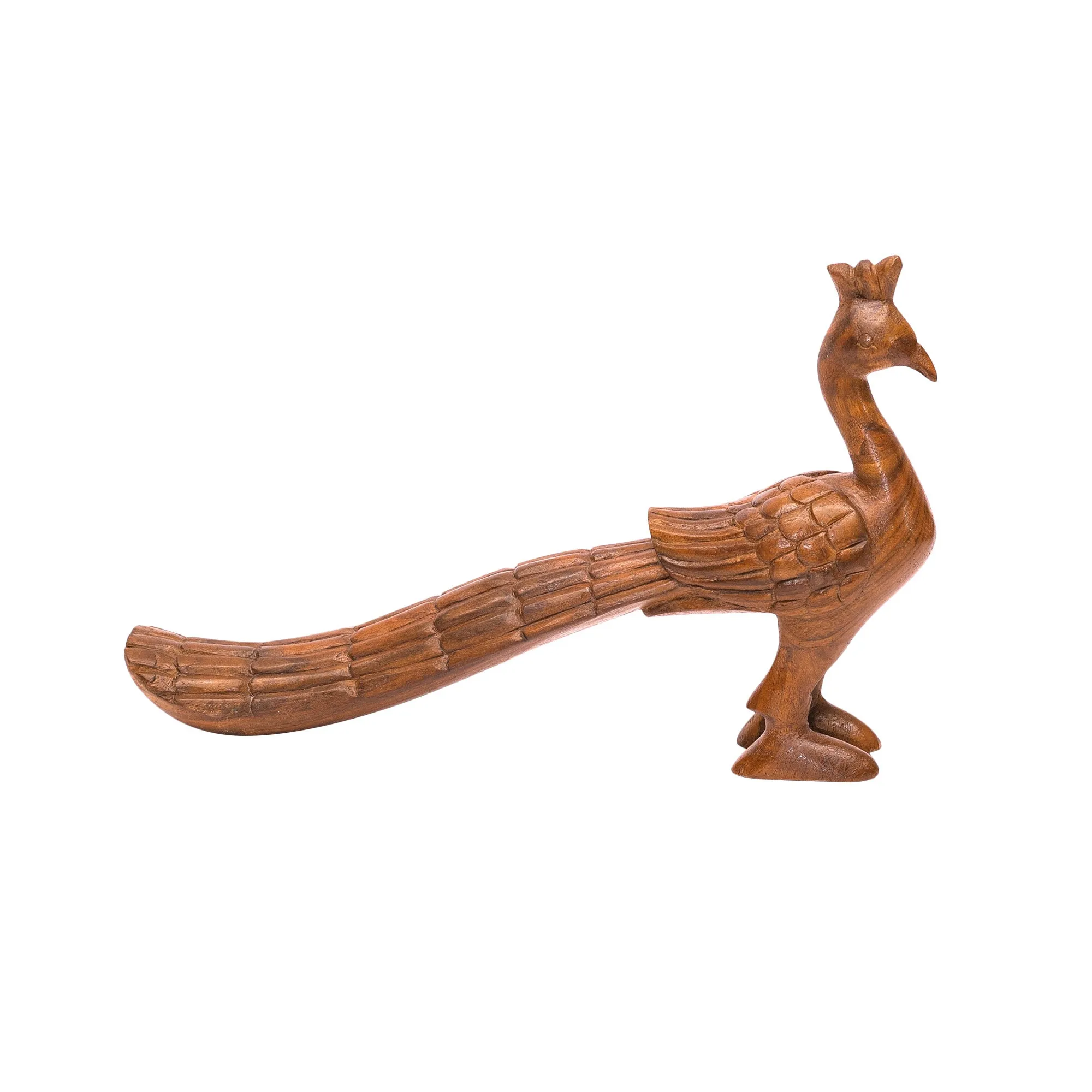 Royal Wooden Peacock Showpiece