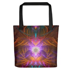 Sacred Geometric Shopping Bag | Tote Bags | Beach Bag | Sacred Flower