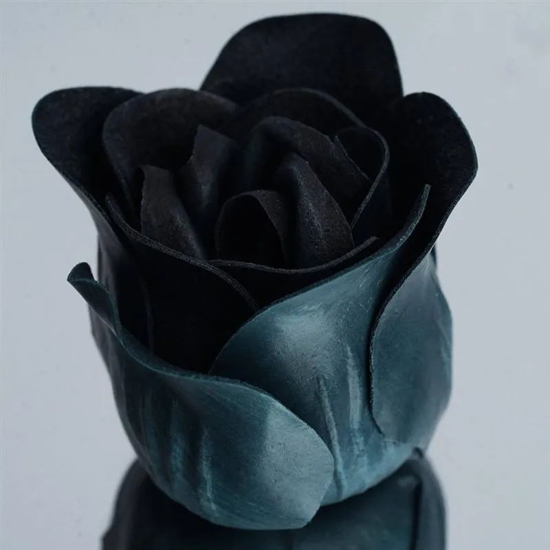 Scented Rose Soap Gift Box - Black