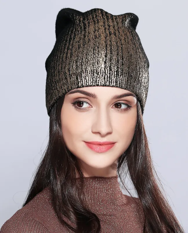 Shining Knitted Bonnet