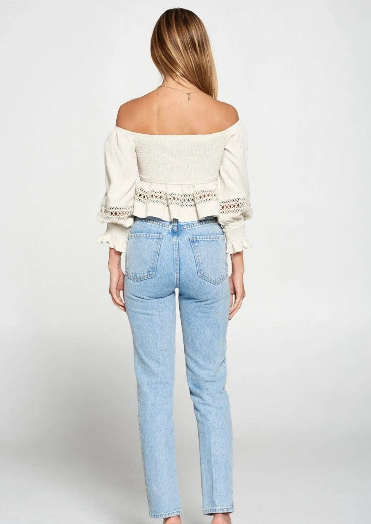 Shining Star Crochet Crop Top