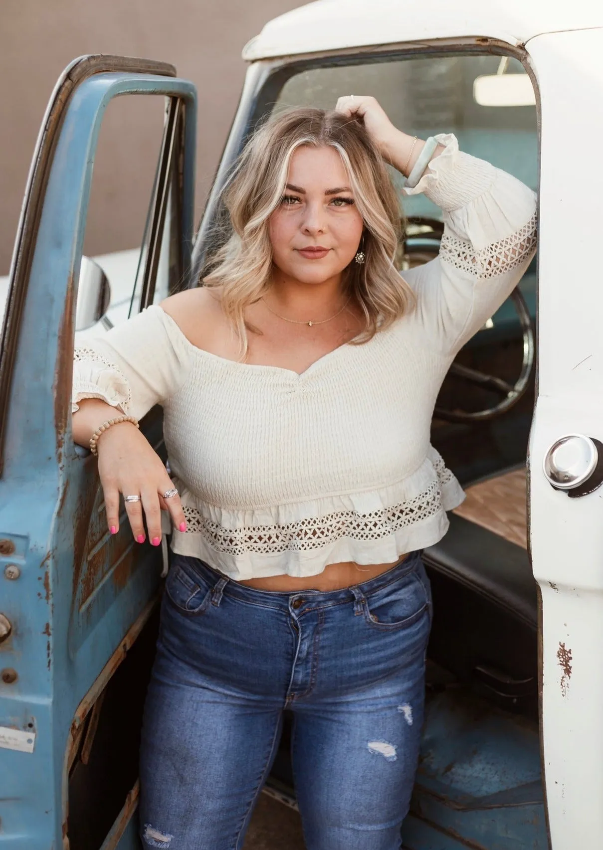 Shining Star Crochet Crop Top