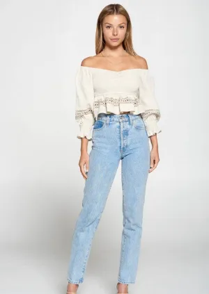 Shining Star Crochet Crop Top