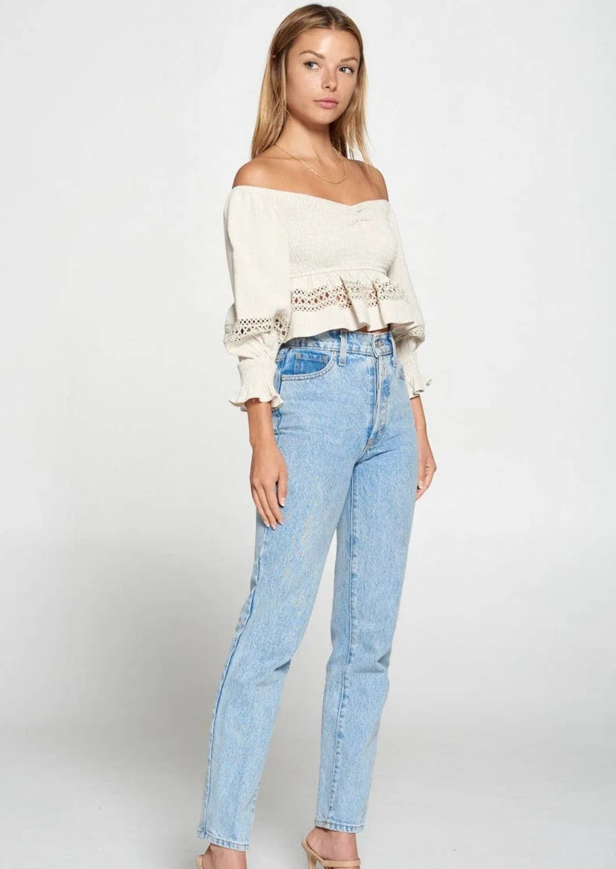 Shining Star Crochet Crop Top