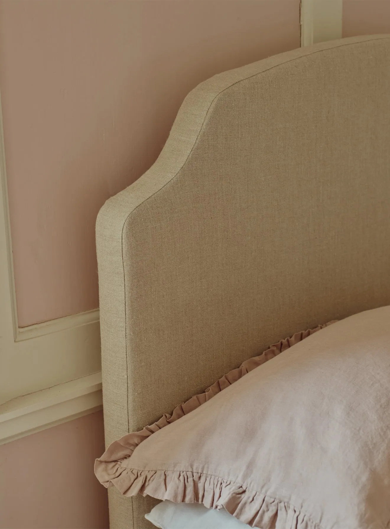 Sloane Bed, Heritage Ochre Stripe