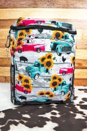 Sunflower Harvest Cooler Backpack
