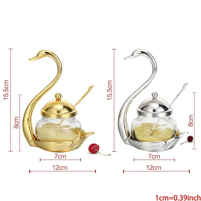 SWAN SHAPED SUGAR POT