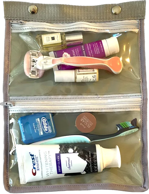 TBSLH- Bicycle Blues Hanging Toiletry Bag
