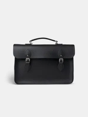 The Briefcase - Black Saffiano