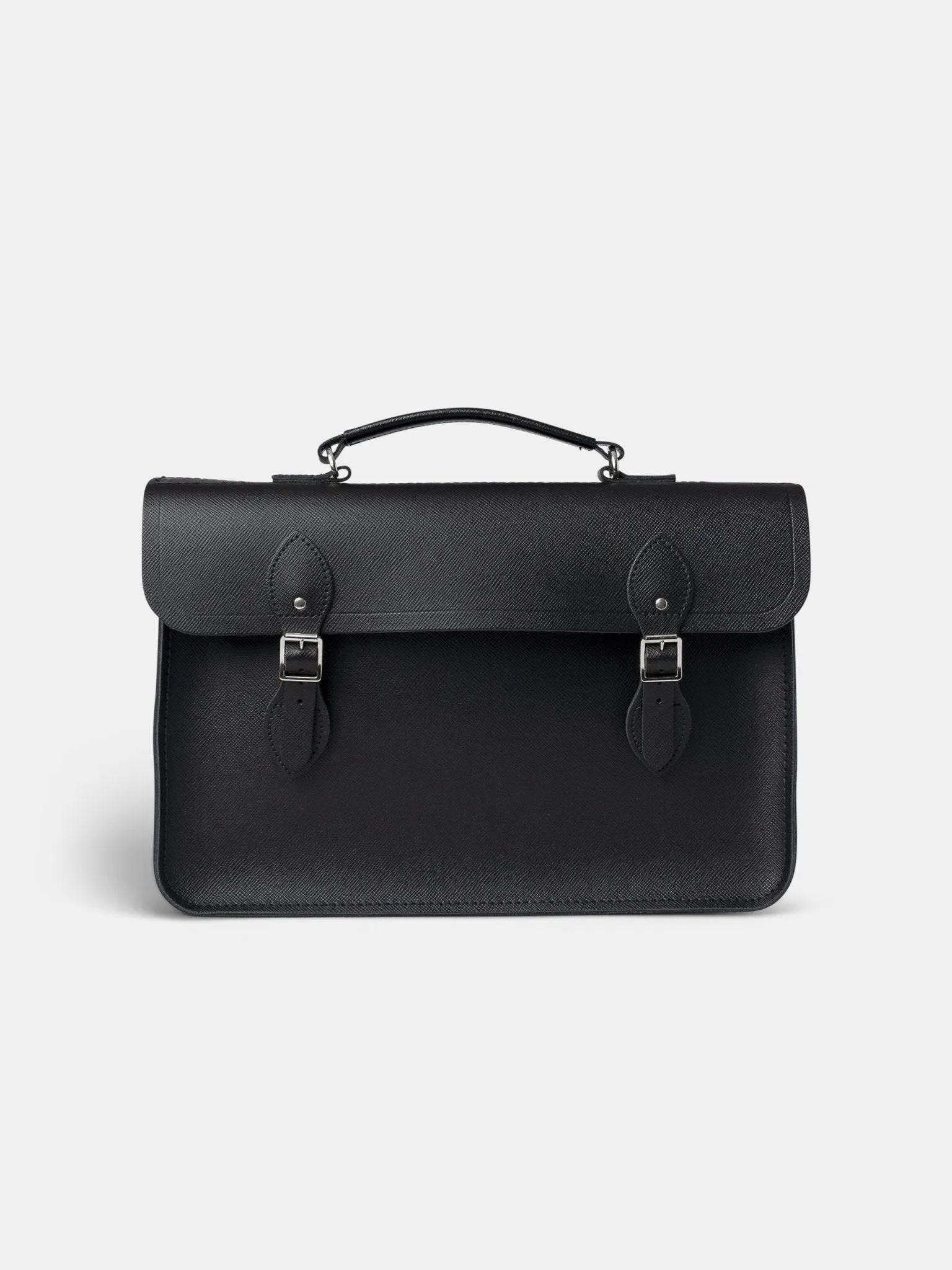 The Briefcase - Black Saffiano