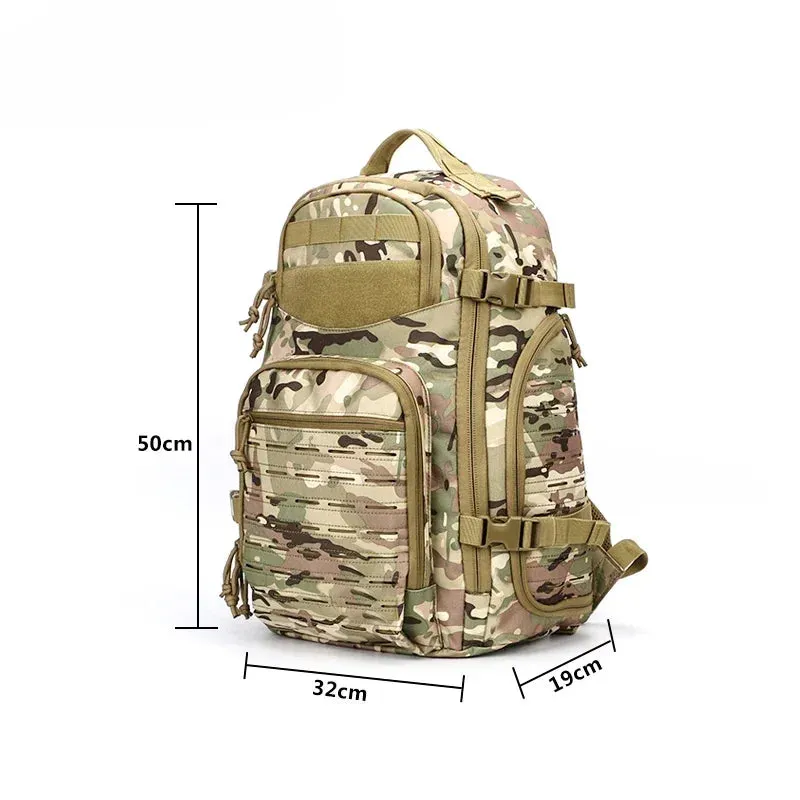 The new 1000D laser-cut Molle Camo Backpack Hiking Backpack for outdoor hunting camping hiking