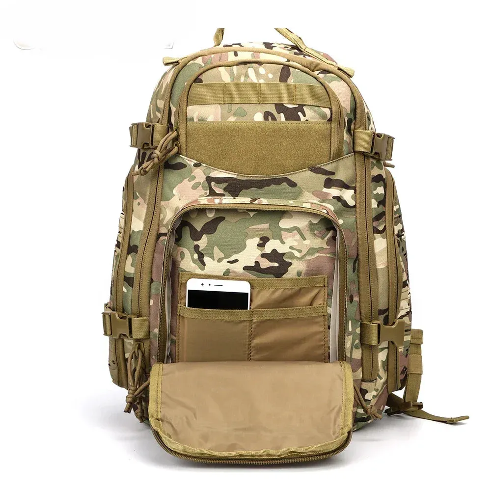 The new 1000D laser-cut Molle Camo Backpack Hiking Backpack for outdoor hunting camping hiking