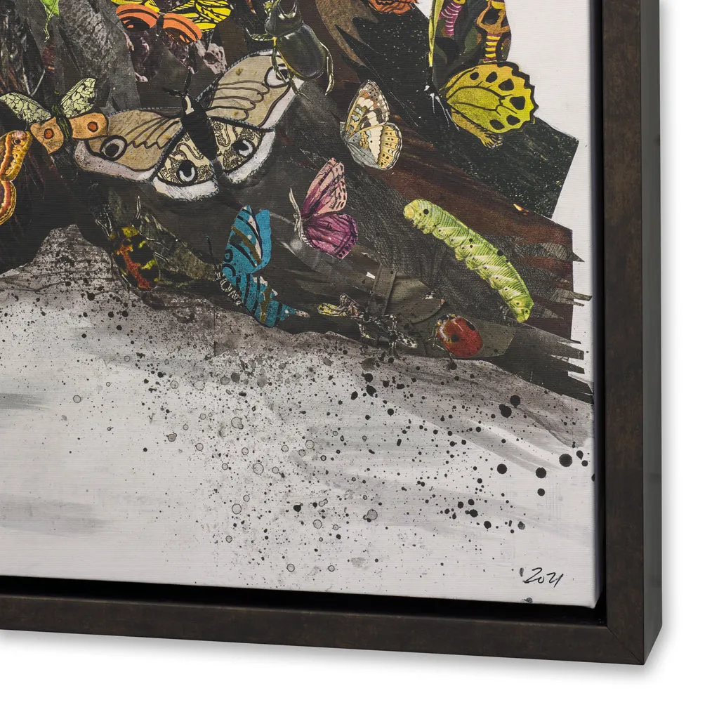 THE SIBYL canvas art print with float frame