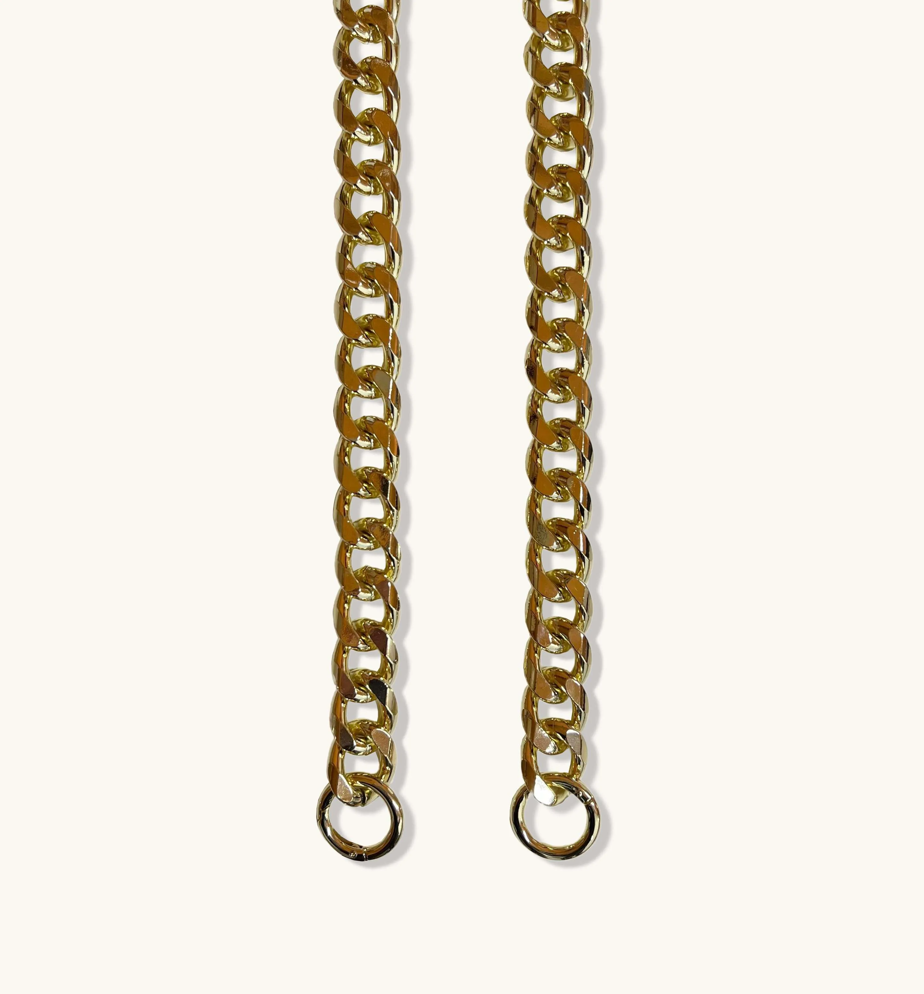 The Tassel Barbie Pink Leather Crossbody Bag With Gold Chain Strap