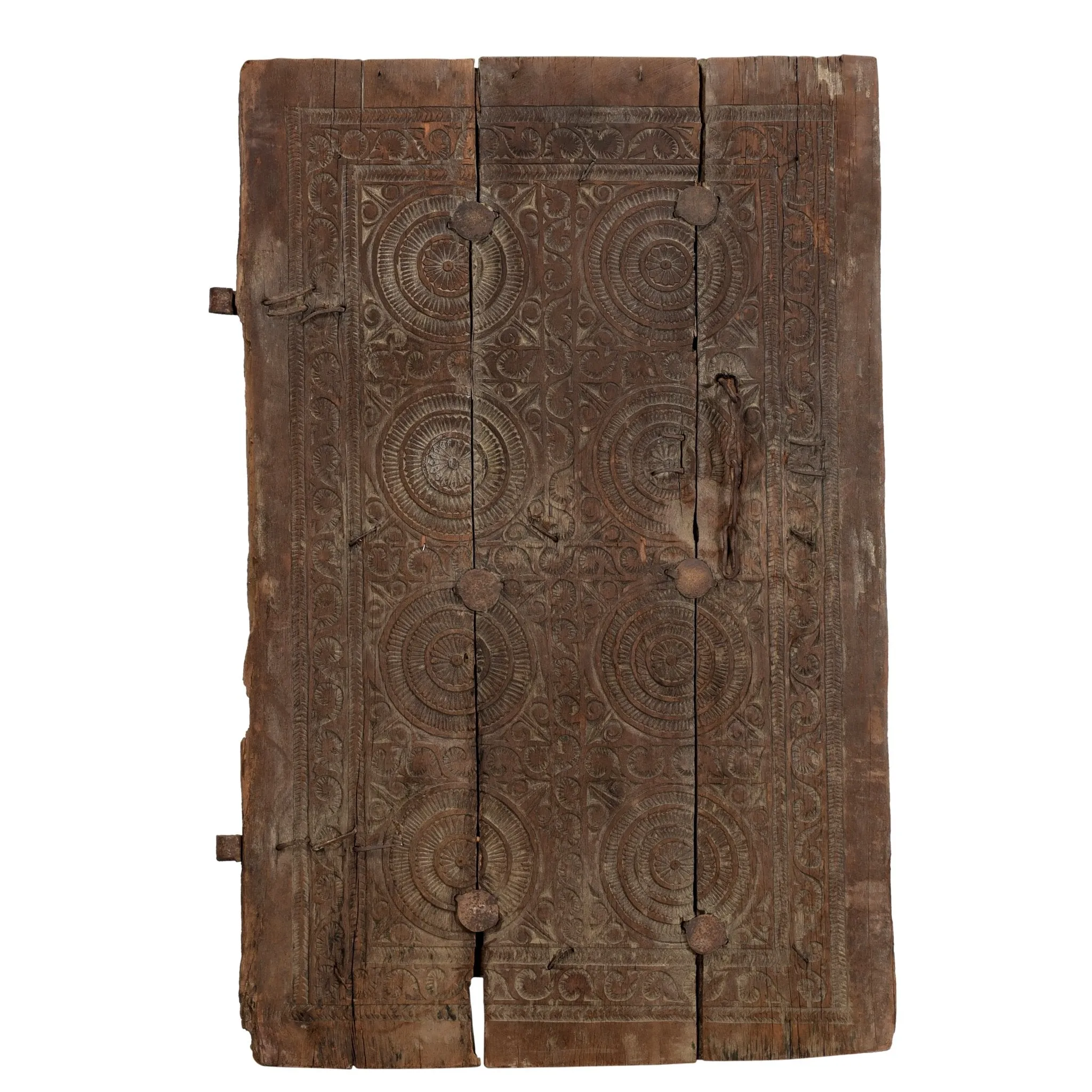 Tribal Window Shutter From Maharastra - 19th Century