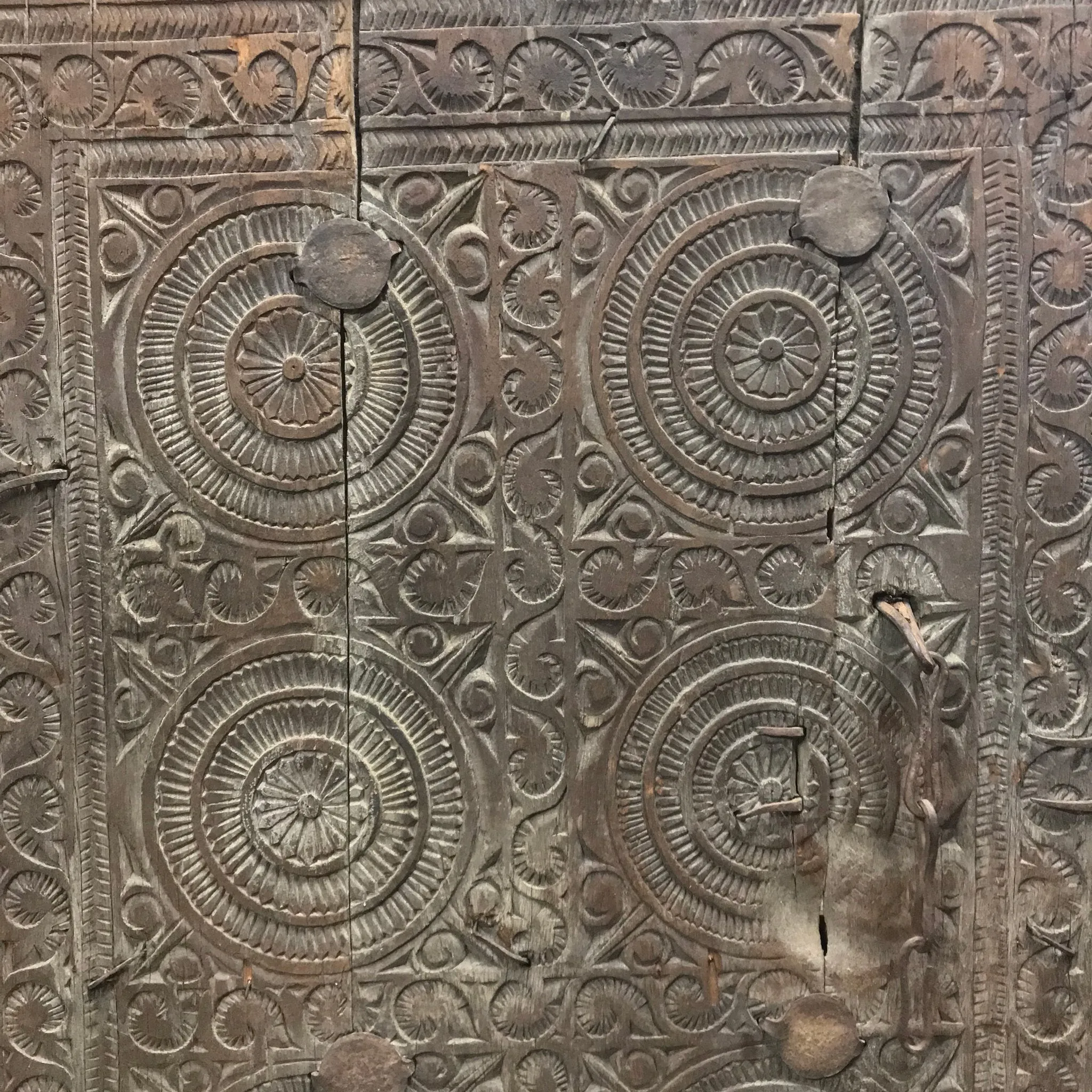 Tribal Window Shutter From Maharastra - 19th Century