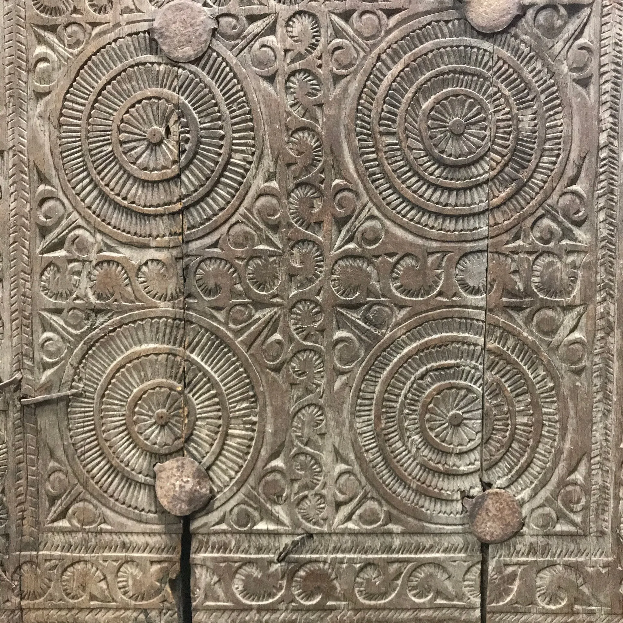 Tribal Window Shutter From Maharastra - 19th Century