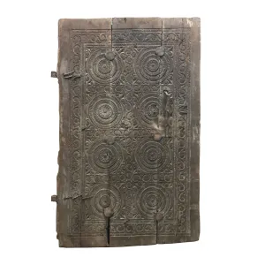 Tribal Window Shutter From Maharastra - 19th Century