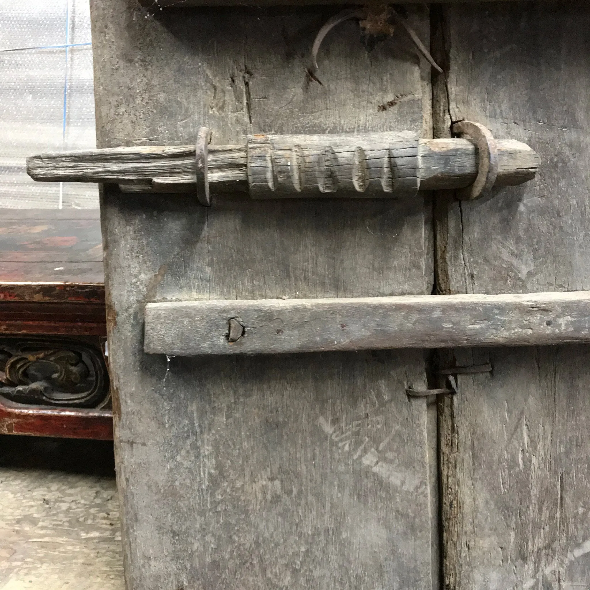 Tribal Window Shutter From Maharastra - 19th Century